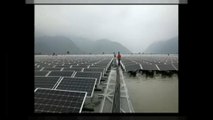Úszó naperőmű Kínában