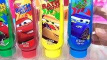 Disney CARS 3 Bath Paint, Learn Colors Mix Change: Lightning Mcqueen, Cruz Jackson Blaze T