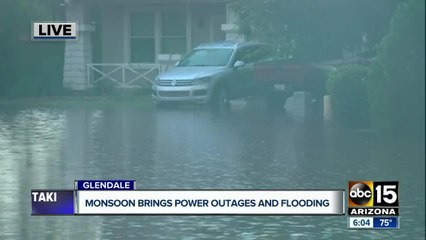 Monsoon storm slams the West Valley