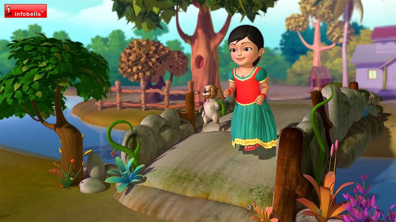 நொண்டி ஆட்டம் | Tamil Rhymes for Children | Infobells