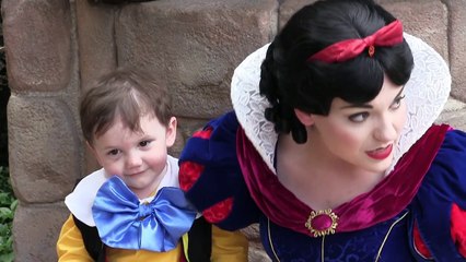 Autistic Boy Innocently Stares At At Snow White. Princess's Response Caught On Tape