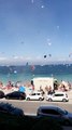 tornade sur la plage d'Antibes