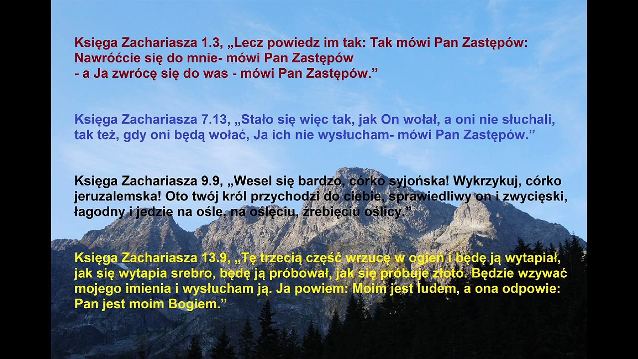 BIBLIA WARSZAWSKA ST 38 Księga Zachariasza