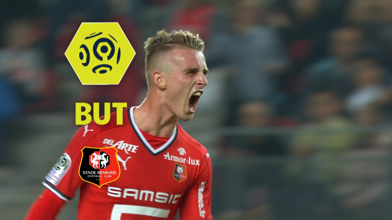 But Benjamin BOURIGEAUD (86ème) / Stade Rennais FC - Olympique Lyonnais - (1-2) - (SRFC-OL) / 2017-18