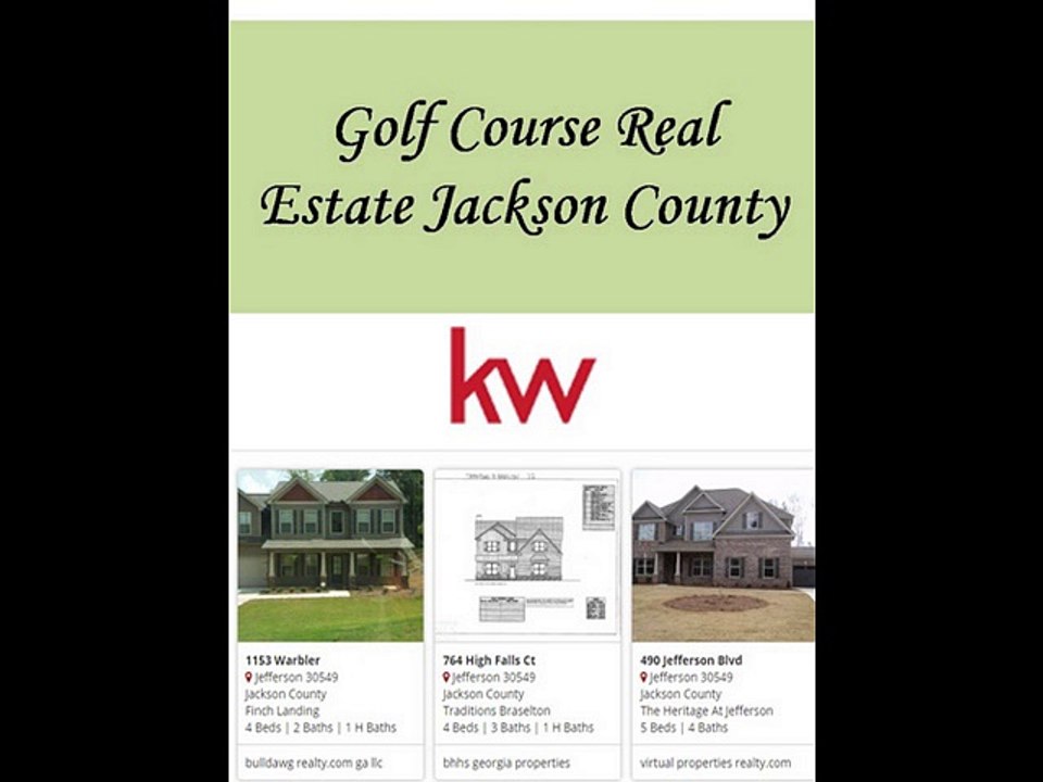 Golf Course Real Estate Jackson County