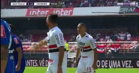 Robert Arboleda  Goal HD - Sao Paulo	2-2	Cruzeiro 13.08.2017