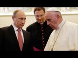 Vladimir Putin y el papa Francisco se reúnen en El Vaticano