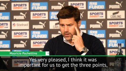 Pochettino happy with important first win
