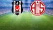 Süper Lig'deki Beşiktaş-Antalyaspor Maçının İlk 11'leri Belli Oldu
