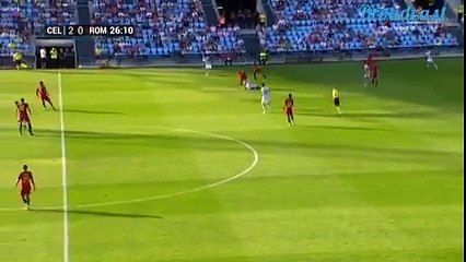 Pione Sisto Second Goal -  Celta vs AS Roma 3-0 13.08.2017 (HD)