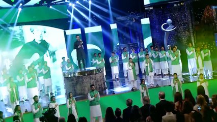 Atif Aslam singing National Anthem