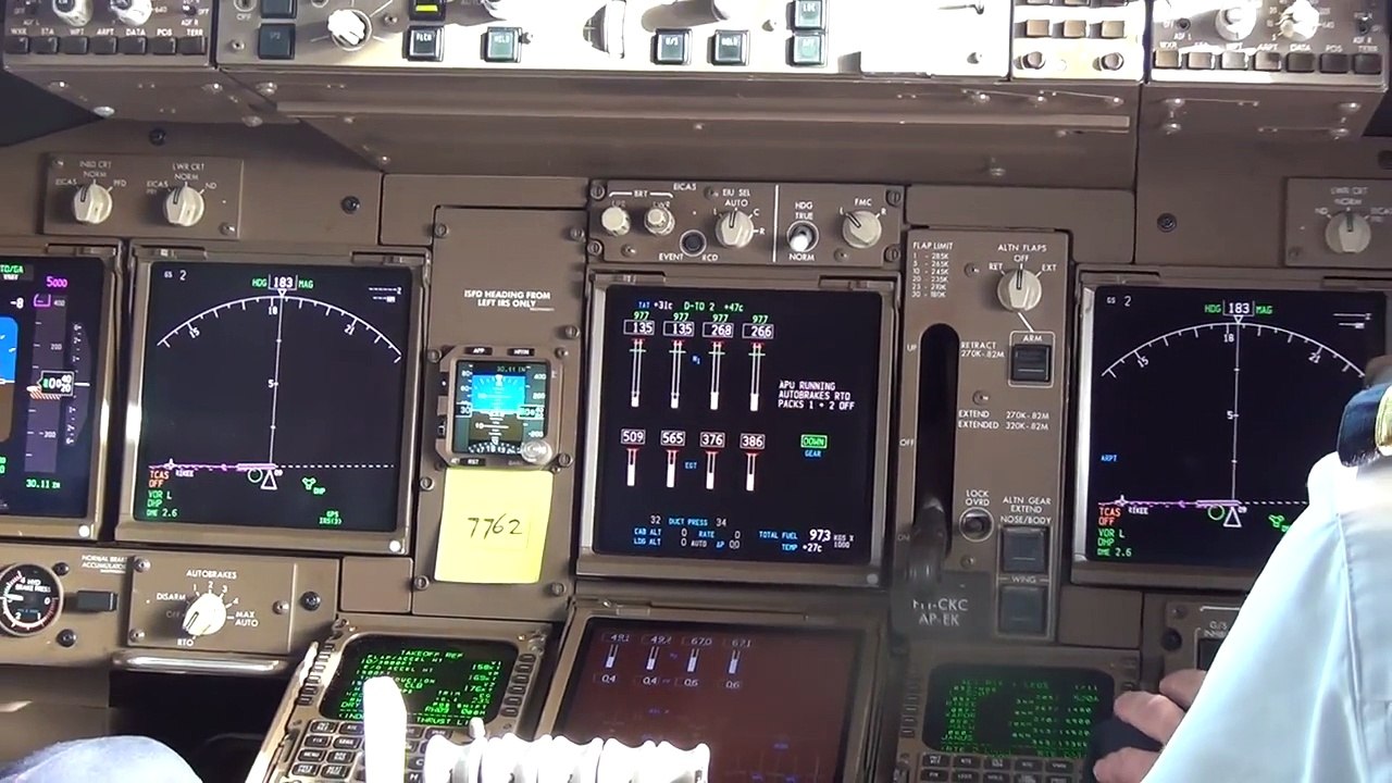Boeing 747 Cockpit View Take Off from Miami Intl. (MIA)