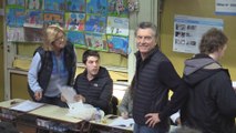 Mauricio Macri vota en elecciones primarias y celebra 