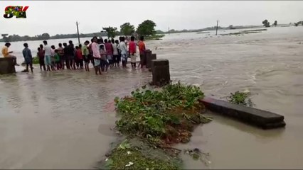 VERY DANGEROUS FLOOD IN KISHAN GANJ BIHAR CAUGHT ON CAMERA
