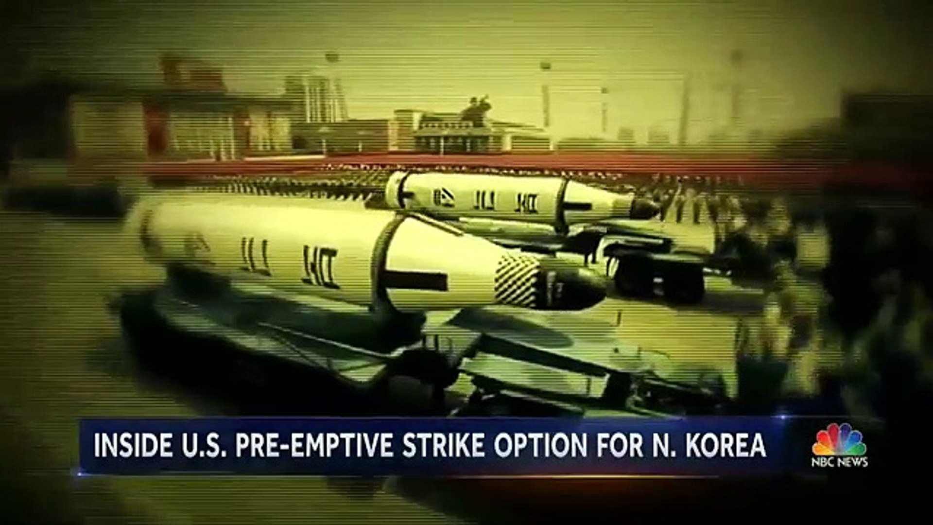 ⁣The Pentagon Prepares Pre-Emptive Strike Plan For North Korea  NBC Nightly News