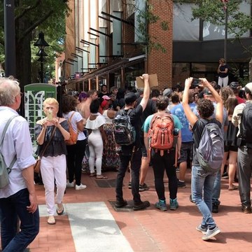 Charlottesville Crowds Call for Revolution, Argue with 'Alt-Right Sympathizer' at City Hall