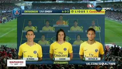 Guingamp 0-3 PSG - Les Buts et Résumé - 13.08.2017