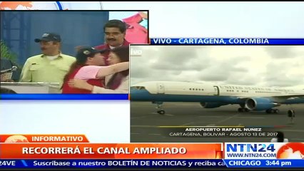 Vicepresidente de EE. UU. Mike Pence, llegó a Colombia, en la primera escala de su gira por Latinoamerica