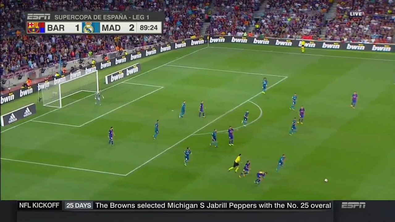 Marco Asensio  Goal HD - Barcelona	1-3	Real Madrid 13.08.2017