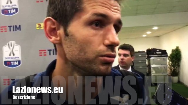 13-8-2017 Supercoppa Juventus-Lazio 2-3: Lulic in zona mista