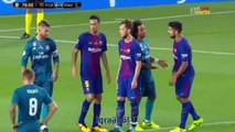 أهداف مباراة برشلونة وريال مدريد 3 / 1 اليوم 13-08-2017 في ذهاب كأس السوبر الإسباني