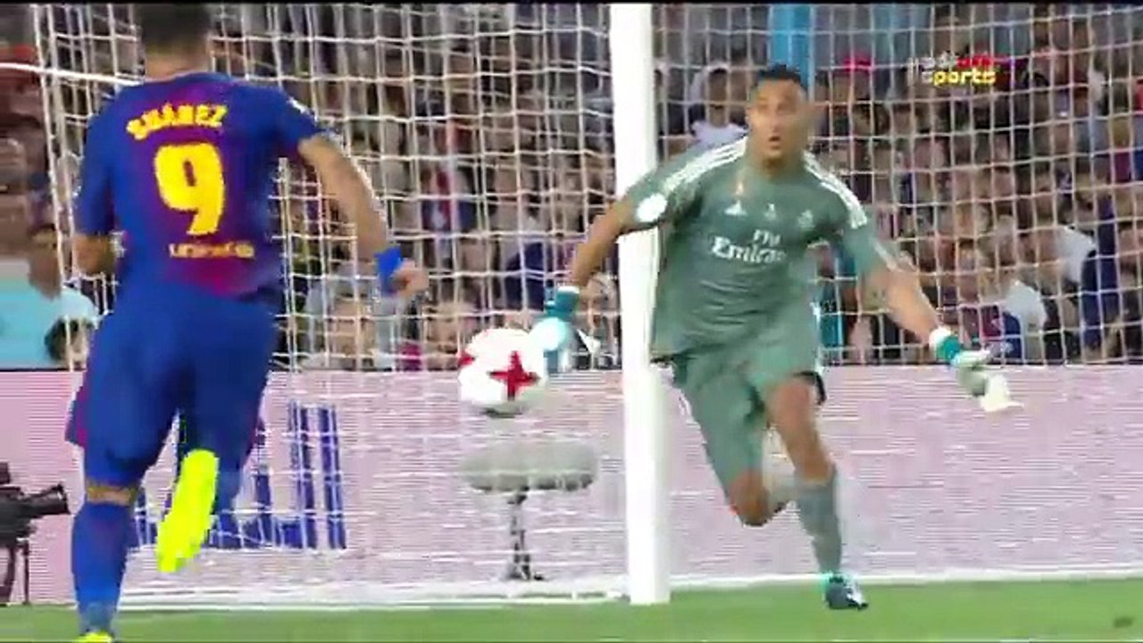 اهداف المباراة المجنونة برشلونة وريال مدريد 1-3  كاس السوبر الاسباني