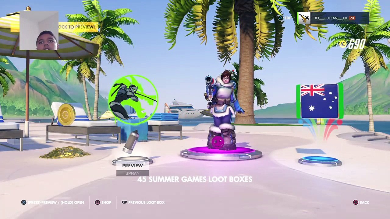 xX___JULlAN___Xx overwatch SUMMER GAMES LOOT BOX OPENING!!!! (120)