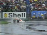 Gran Premio del Canada 1989: Sorpasso di A. Senna a Warwick, intervista a Cheever e ritiro di Warwick