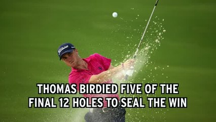 Justin Thomas Captures First Major With PGA Championship win