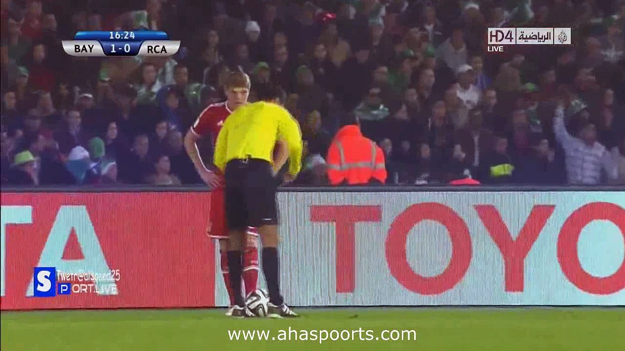 الشوط الاول مباراة بايرن ميونيخ و الرجاء البيضاوي 2-0 نهائي كاس العالم 2013