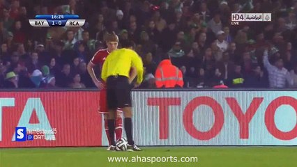 الشوط الاول مباراة بايرن ميونيخ و الرجاء البيضاوي 2-0 نهائي كاس العالم 2013