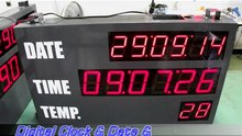003.DATE TIME TEMP DISPLAY BOARD