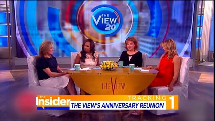 The View Co hosts Debbie Matenopoulos, Joy Behar, Meredith Vieira, and Star Jones Reunit