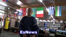 Alexsader Usyk Dancing And Shadow Boxing After 14 Rds Of Sparring esnews boxing
