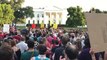 Crowds Condemn Charlottesville Violence Outside White House