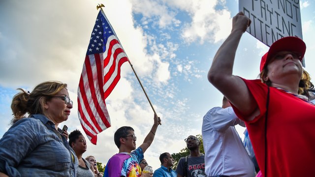 Vigil organized at White House after violence in Charlottesville