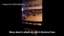 Army clashes with suspected jihadists at Burkina Faso cafe