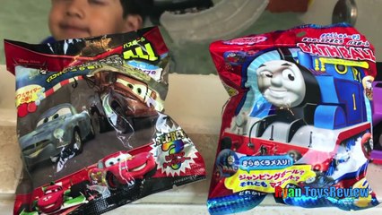 Disney Cars Toys Thomas and Friends Bath Balls Japanese Surprise Toys Color Changers McQueen Mater