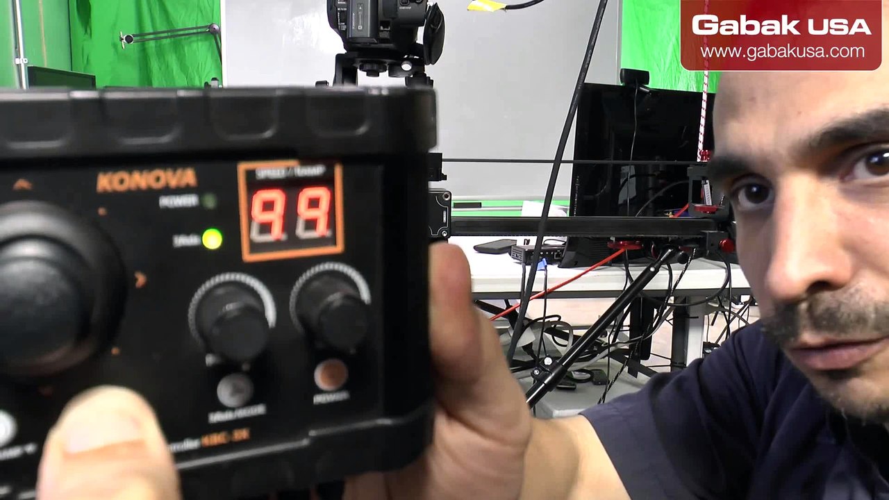 konova slider how to set it in automatic unattendend back and forth