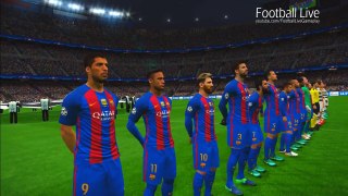 FC Barcelona vs Borussia Mönchengladbach | UEFA Champions League 2016/2017 | PES 2017 Game
