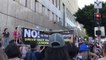 Protesters Chant 'No Fascist USA' in Los Angeles Rally