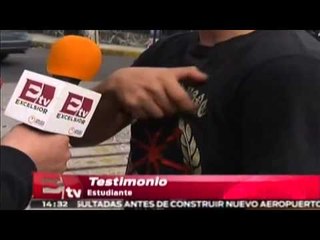 Testimonio de estudiante sobre la balacera en CU / Excélsior en la Media