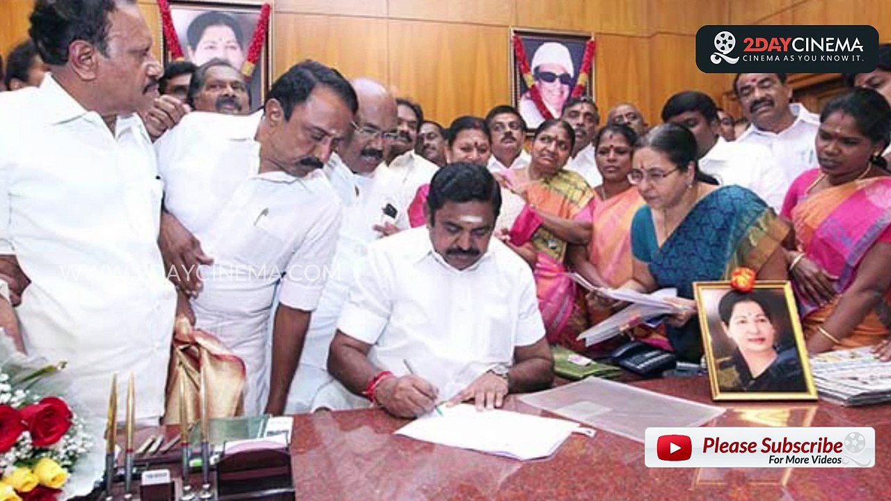 EPS as CM and OPS as deputy.! Sasikala's family nomore in power.! - 2DAYCINEMA.COM-yptzmtMaUTU