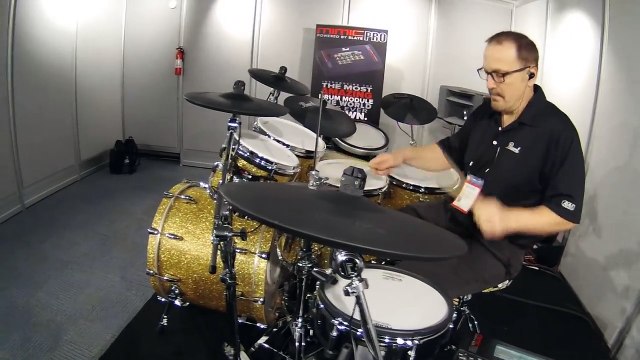 NAMM 2017 Pearl Mimic Pro Performance with Raymond Massey