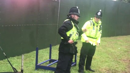 Police Officers Dance In Front Of Festival-Goers At Camp Bestival