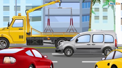 Racing Cars & Sports Car with Extreme Race on the Track 2D Animation Cartoon Cars & Trucks for kids