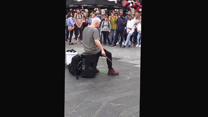 Beatboxer in the streets in London