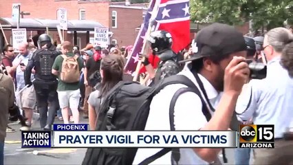 Hundreds of people flood Phoenix church for prayer vigil