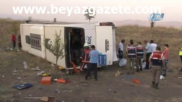 Ankara Konya yolu üzerinde art arda iki kaza: 4 ölü, 24 yaralı