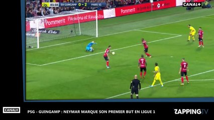PSG - Guingamp : Neymar marque son premier but en Ligue 1 (Vidéo)